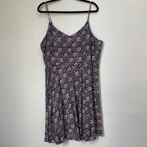 Gap Blue Floral Fit & Flare Cami Dress